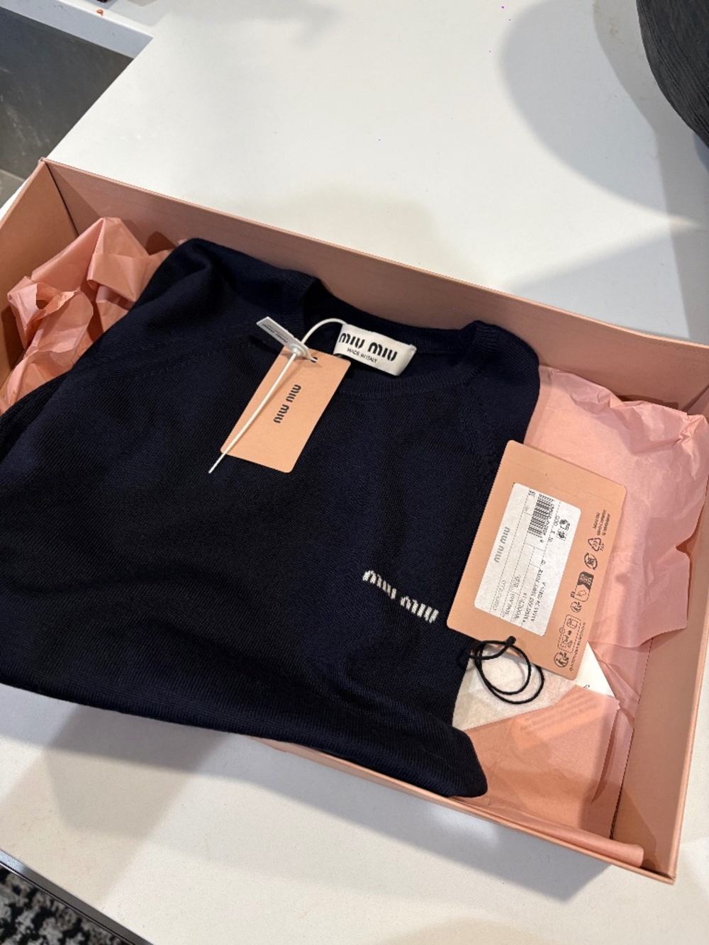 Miu Miu Short Sleeve Sweatshirt